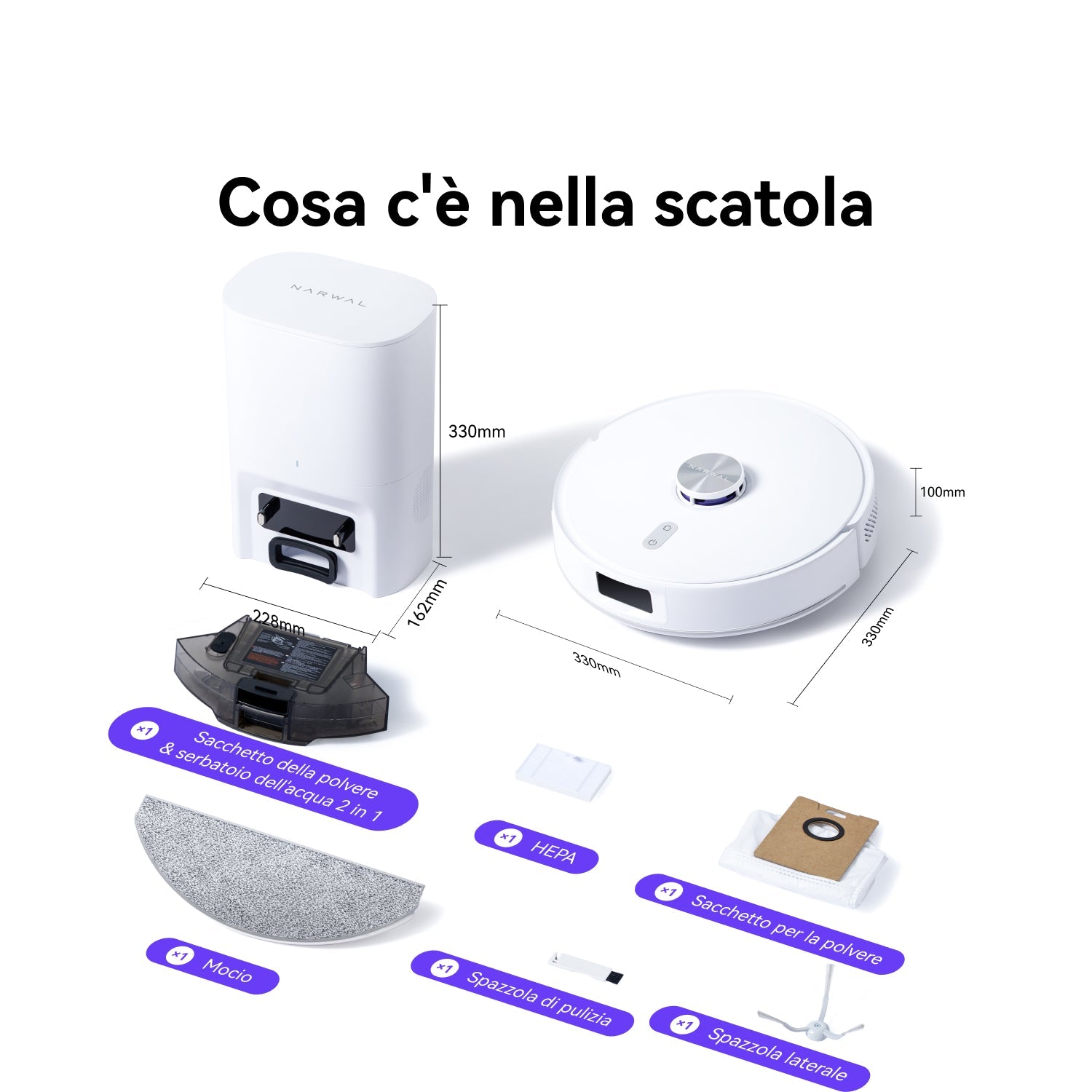 NARWAL Freo S Robot Aspirapolvere e Lavapavimenti 10