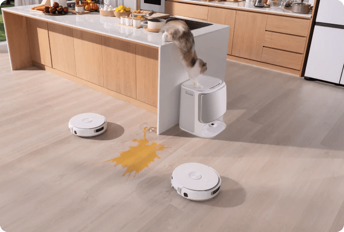 Nuovo robot aspirapolvere peli animali Narwal Flow, rimuove i peli di animali domestici in casa - Narwal IT