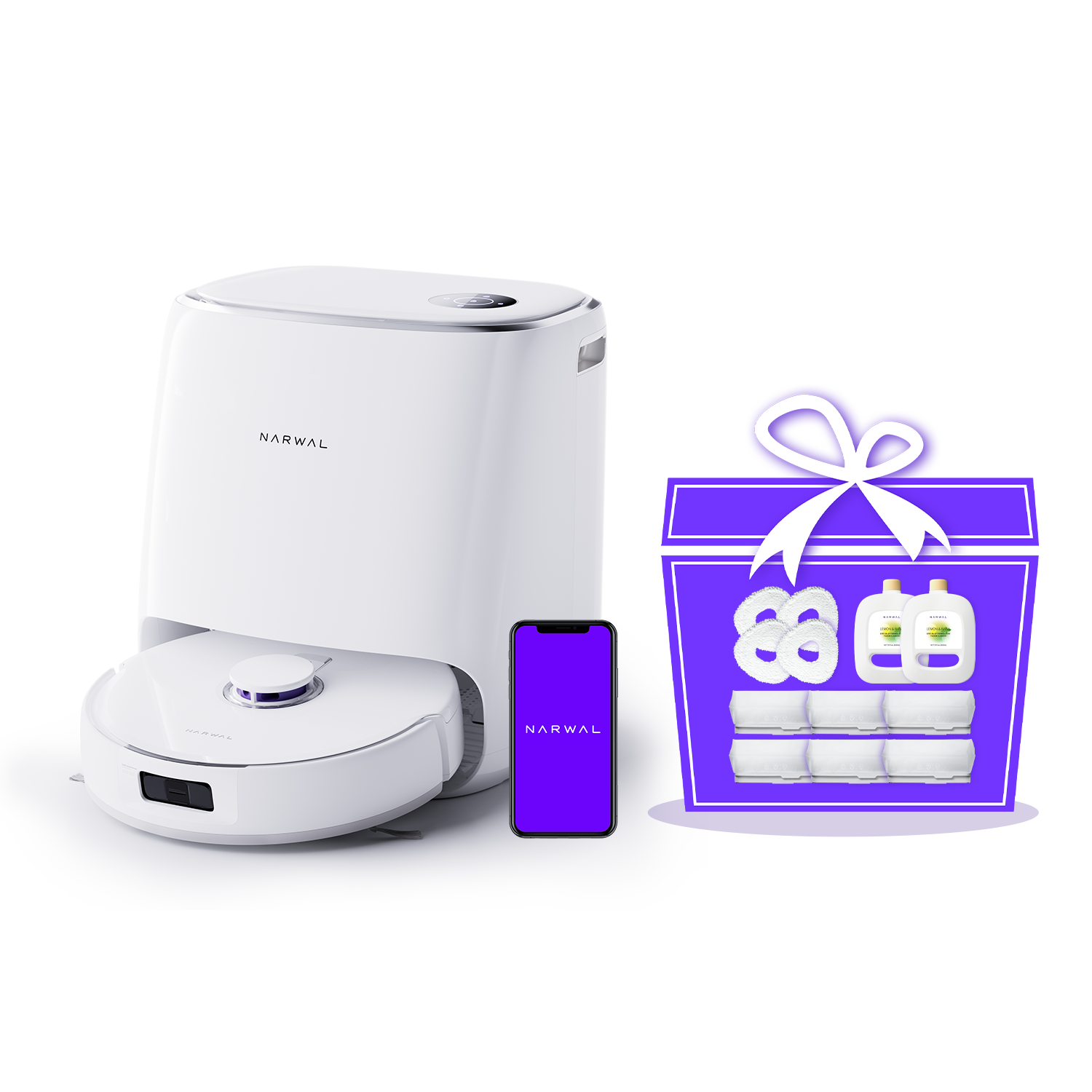 NARWAL Freo X Ultra Robot Aspirapolvere e Lavapavimenti con Stazione All-in-one