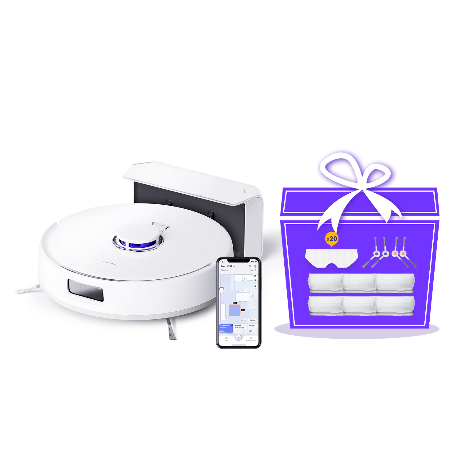 NARWAL Freo X Plus Robot Aspirapolvere e Lavapavimenti