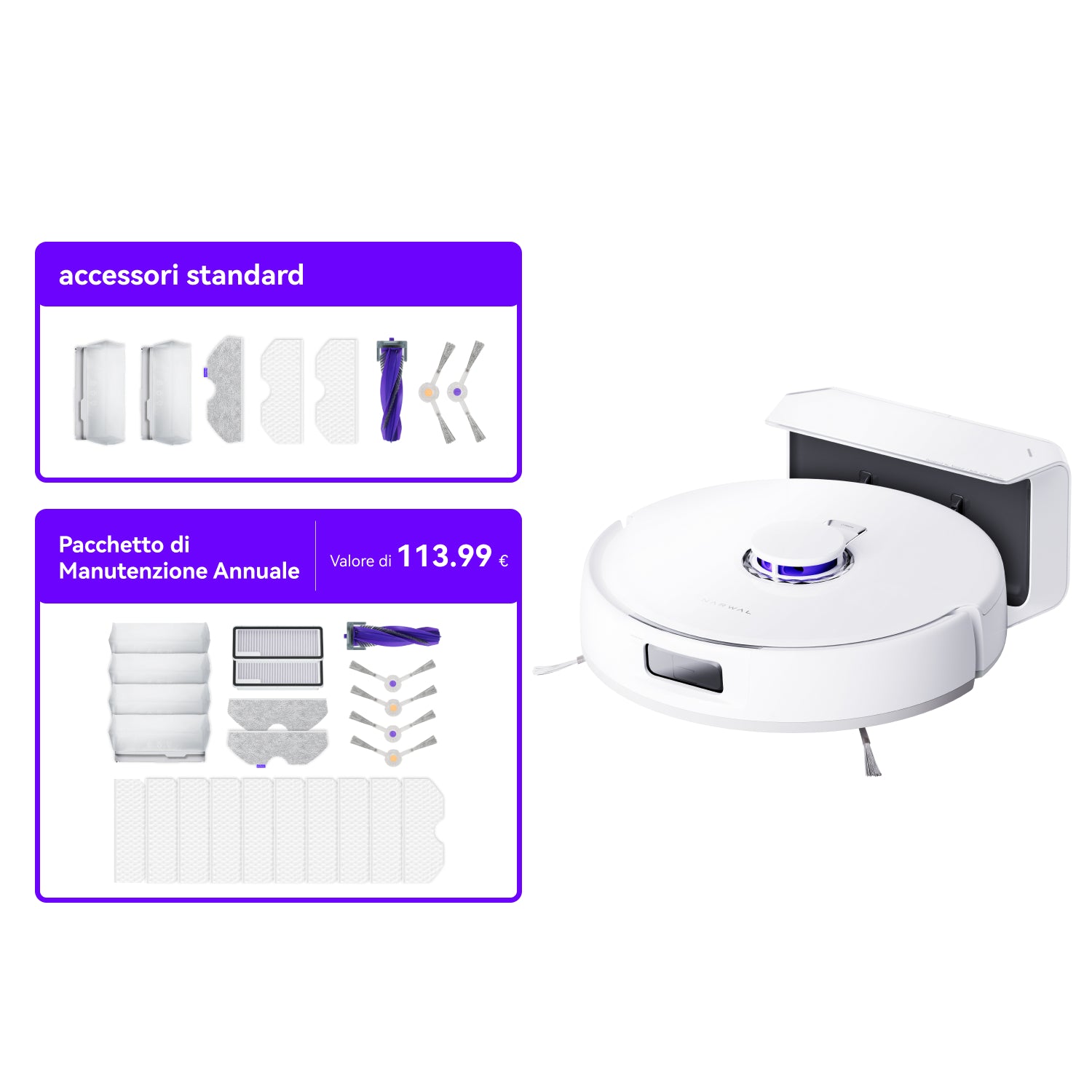 Panni Di Ricambio Per Robot Narwal FREO X Plus/K1 - 10 Pezzi In Microfibra - Foto 7