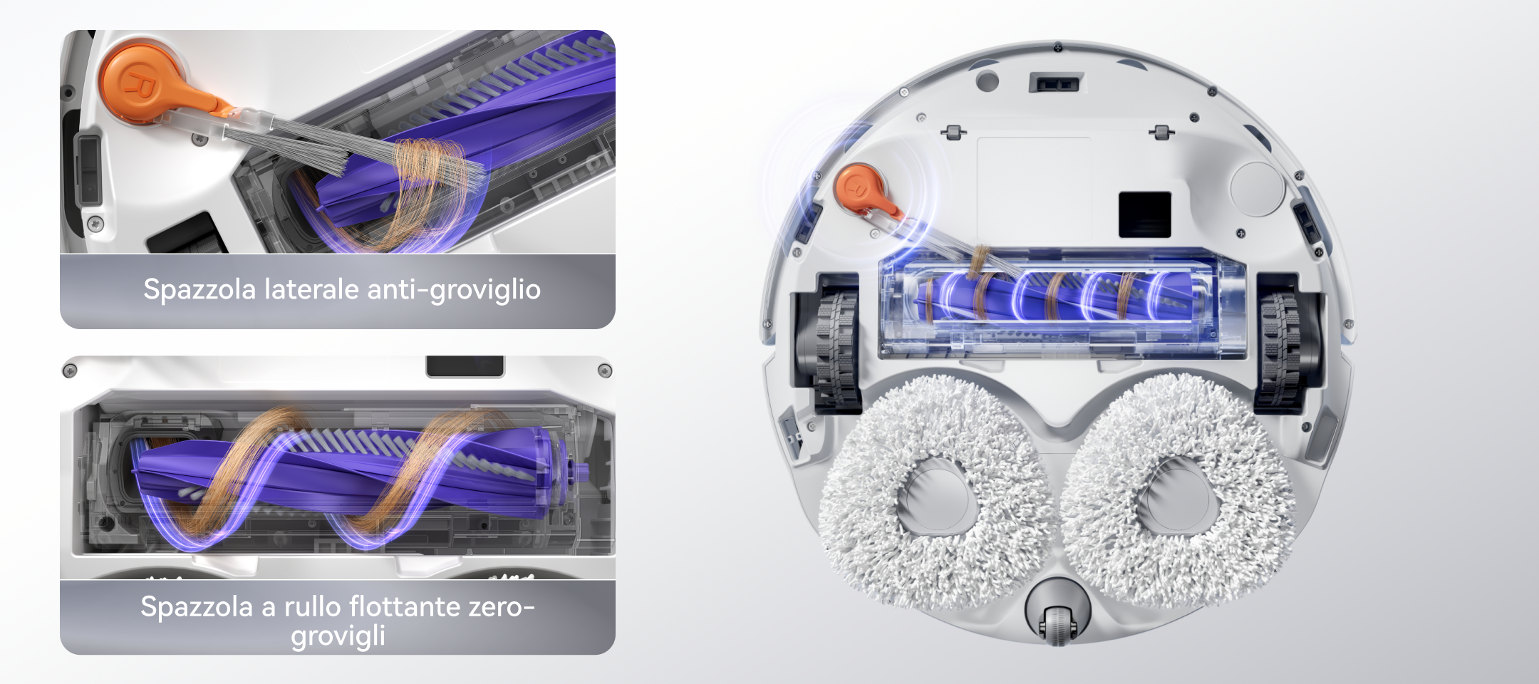 Sistema DualFlow anti-groviglio Narwal Freo Z10 Pro