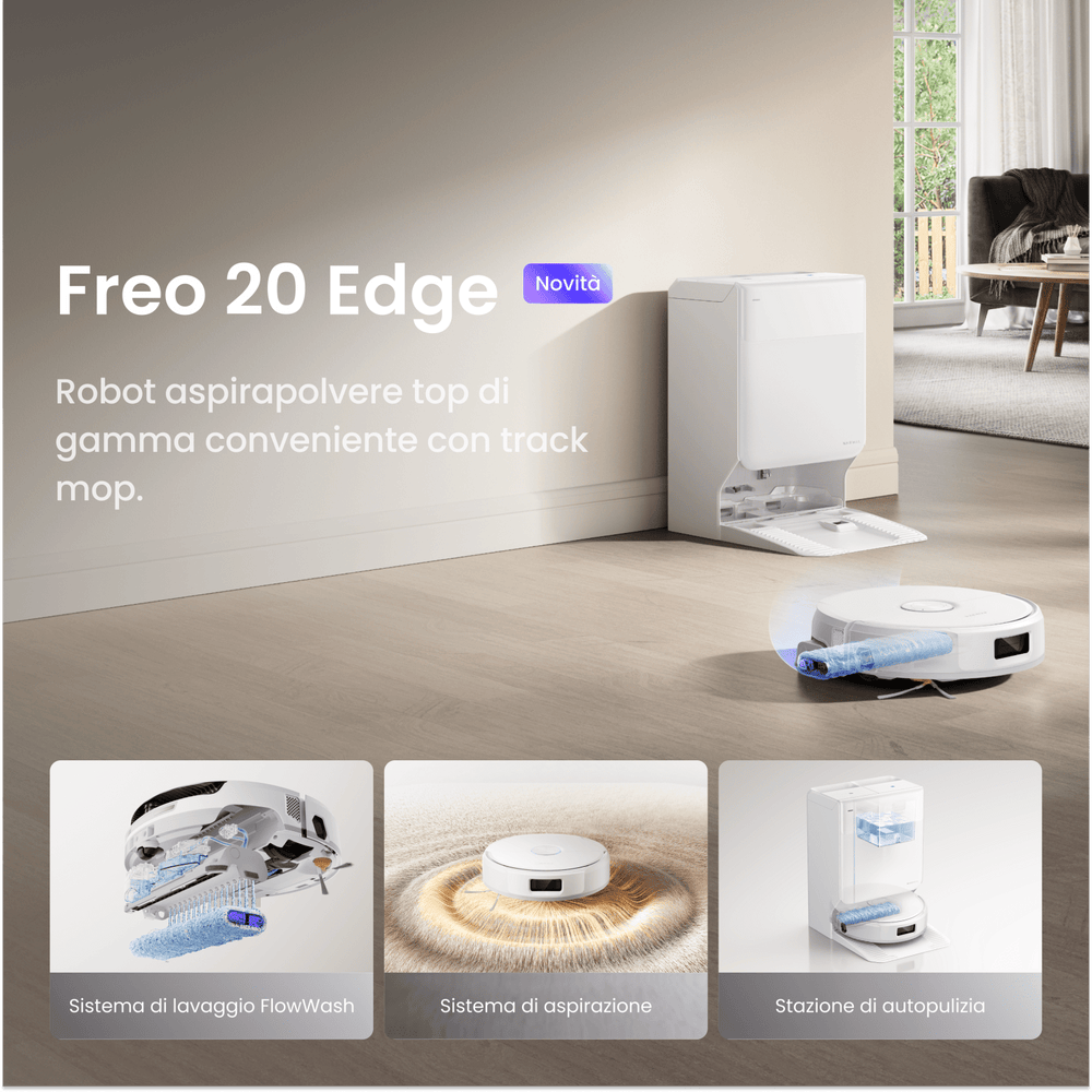 Freo 20 Edge robot aspirapolvere lavapavimenti 1