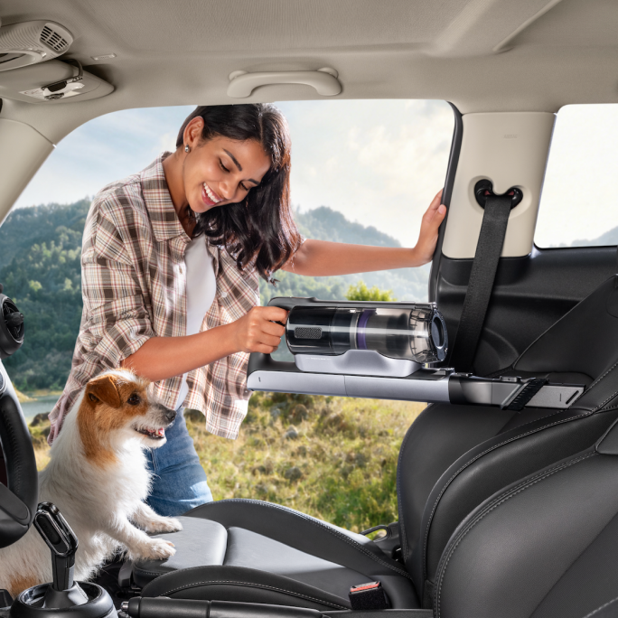 Bocchetta 2-in-1: Perfetta per fessure strette e interni auto.