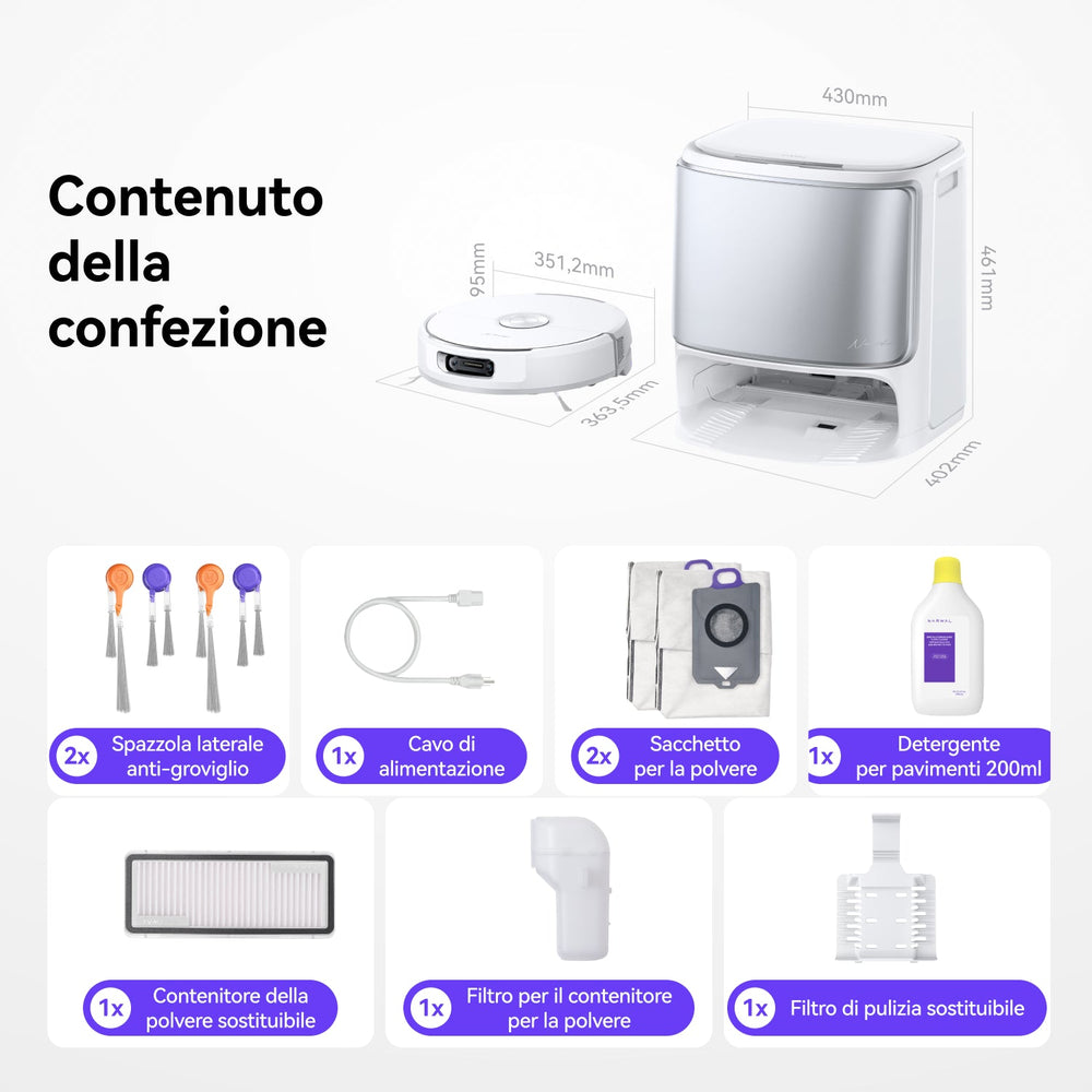 NARWAL Flow Robot Aspirapolvere e Lavapavimenti 12
