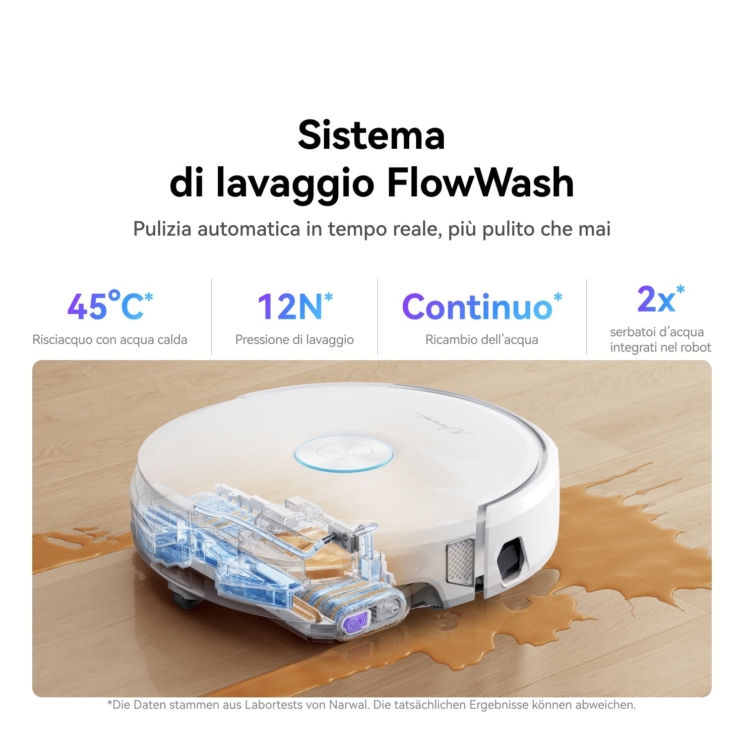 NARWAL Flow Robot Aspirapolvere e Lavapavimenti 4