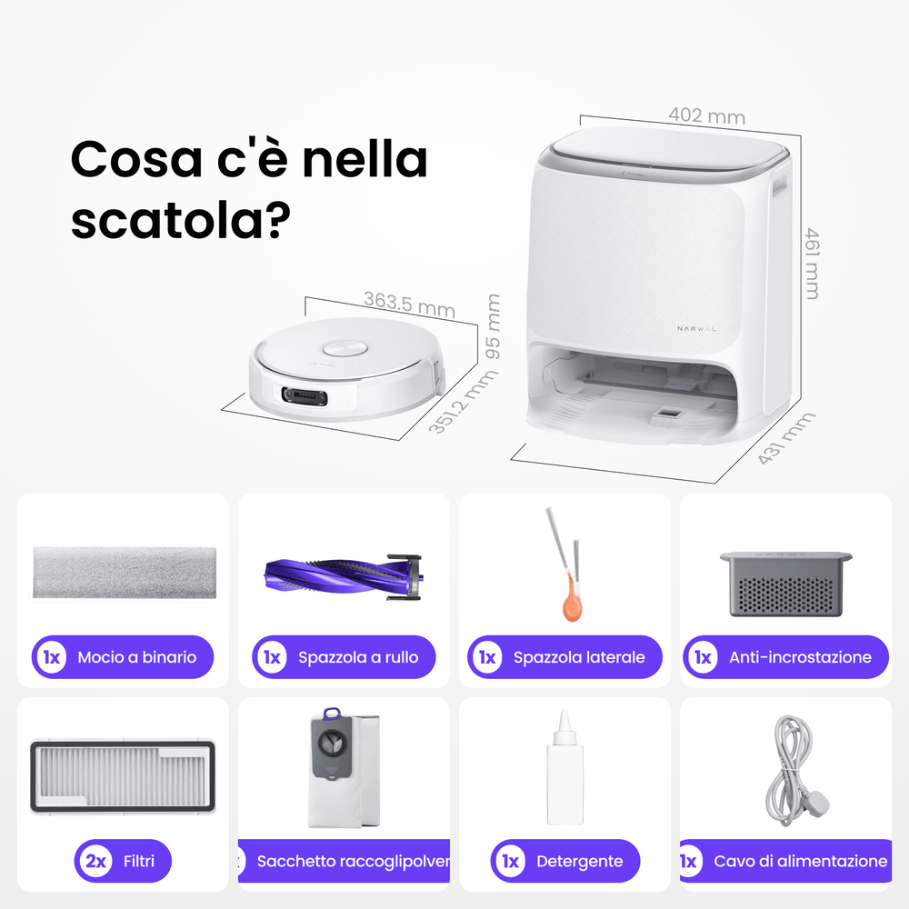 NARWAL Freo 20 robot aspirapolvere e lavapavimenti 10