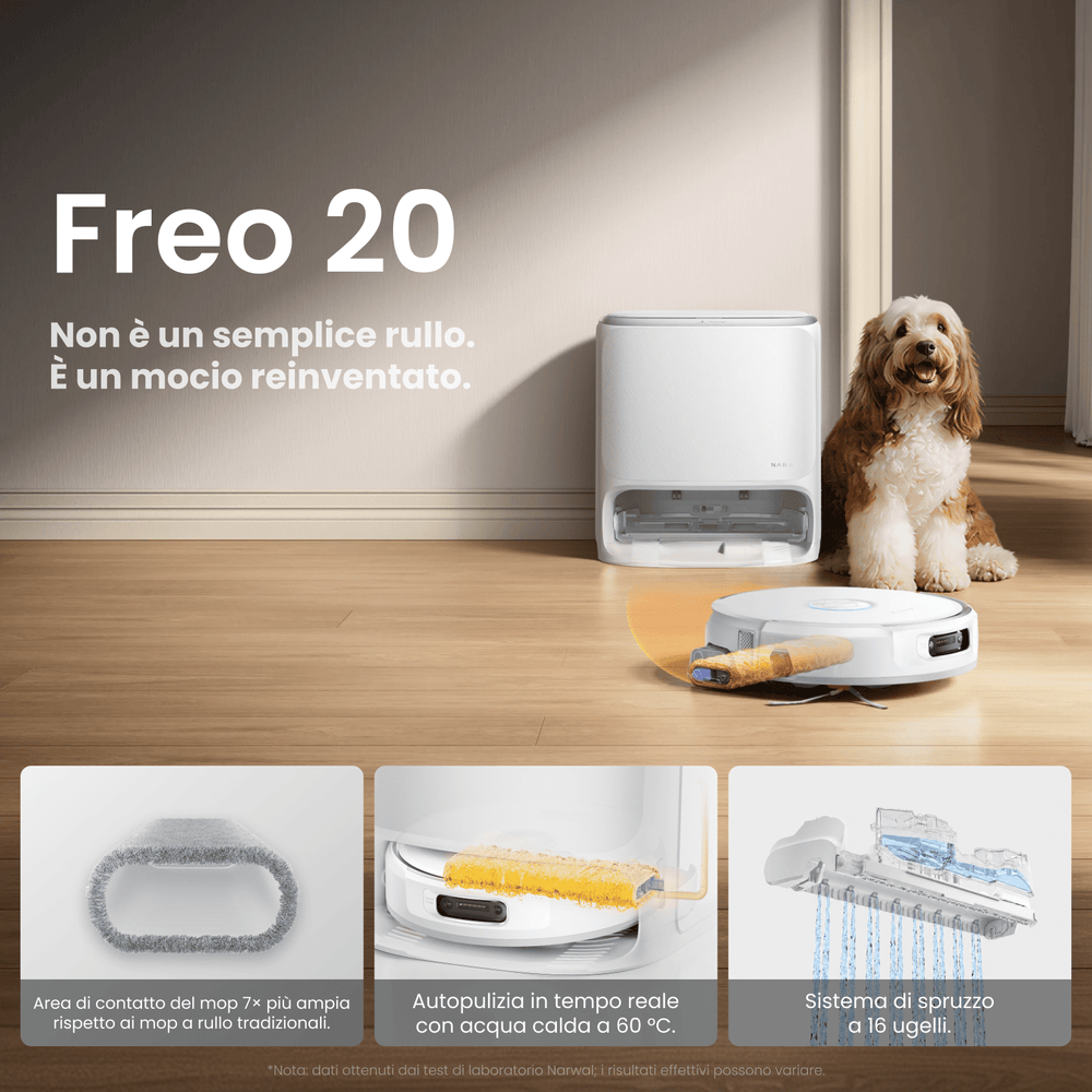 NARWAL Freo 20 robot aspirapolvere e lavapavimenti 1