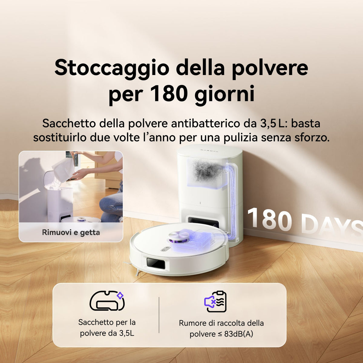 NARWAL Freo S Robot Aspirapolvere e Lavapavimenti