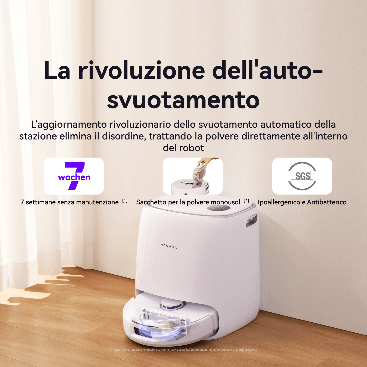 NARWAL Freo X Ultra Robot Aspirapolvere e Lavapavimenti con Stazione All - in - one 10