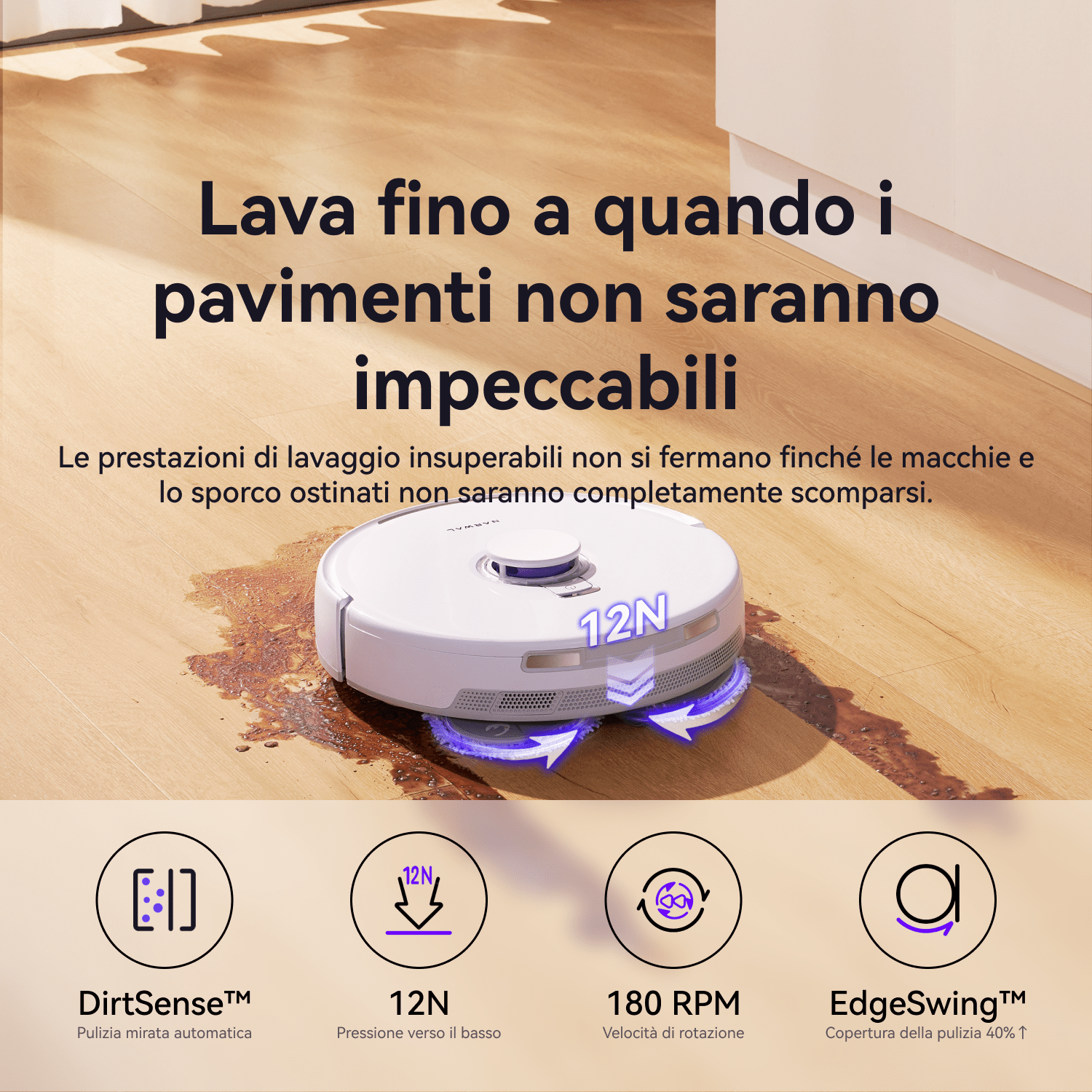 NARWAL Freo X Ultra Robot Aspirapolvere e Lavapavimenti con Stazione All - in - one 5
