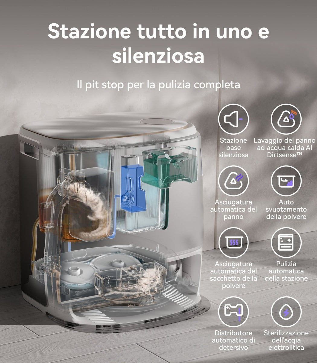 Narwal Freo X Ultra Robot Lavapavimenti E Aspirapolvere - Autopulente, 8200Pa, DirtSense - Foto 11