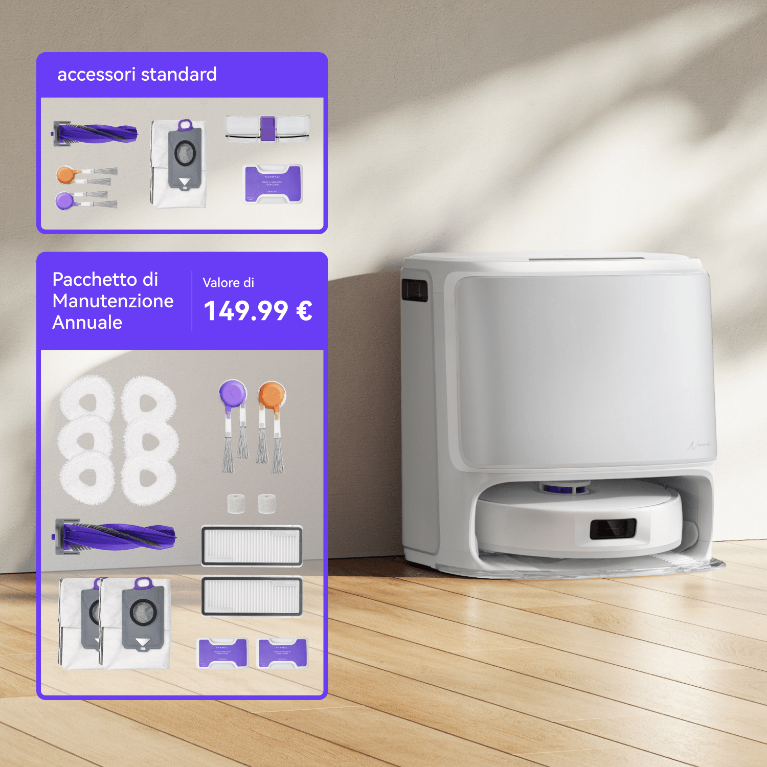 NARWAL Freo Z10 Robot Aspirapolvere e Lavapavimenti 10