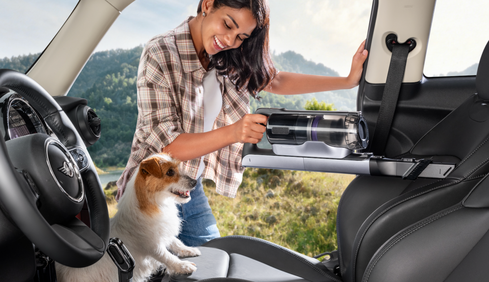 Bocchetta 2-in-1: Perfetta per fessure strette e interni auto.